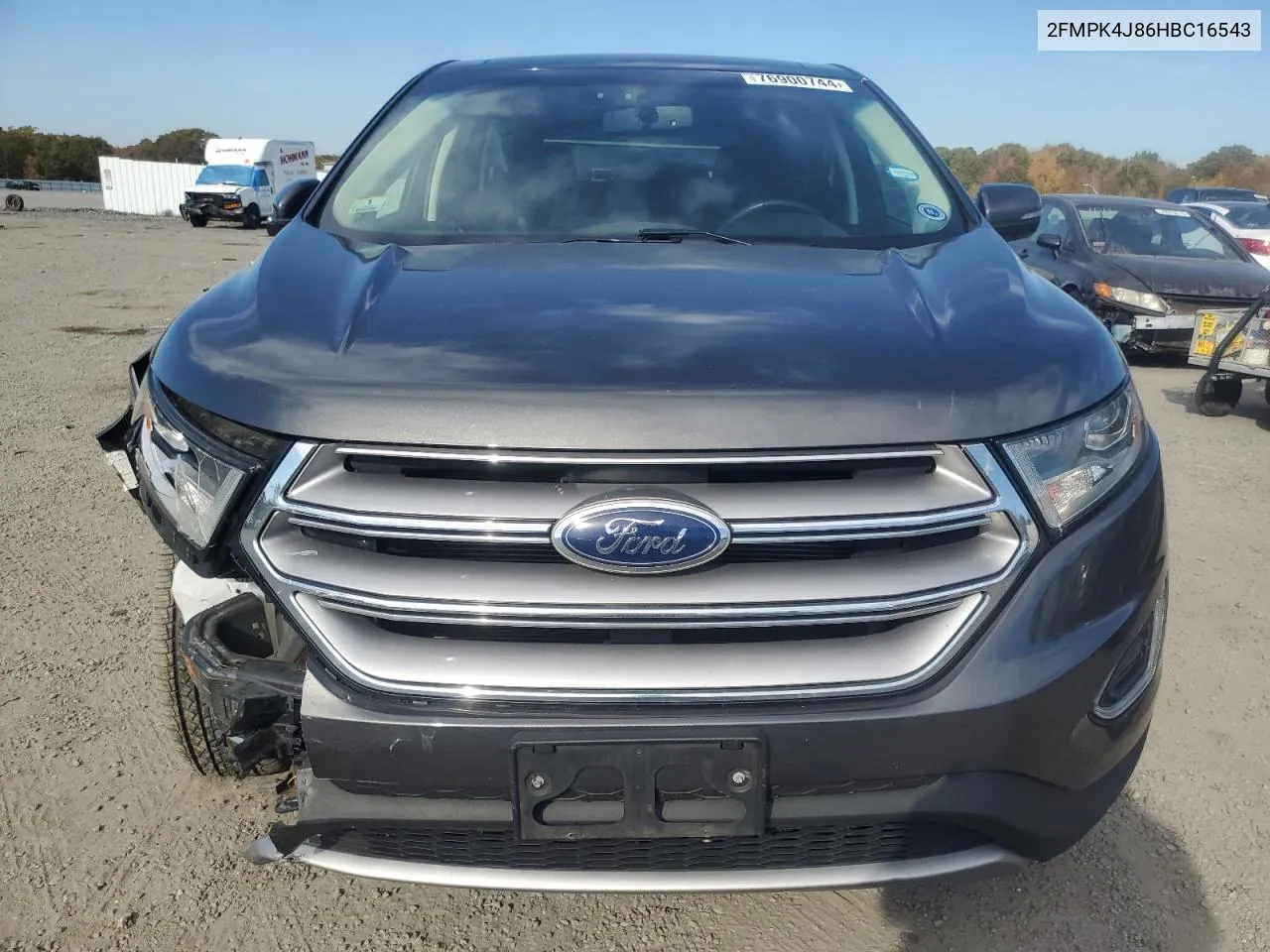 2017 Ford Edge Sel VIN: 2FMPK4J86HBC16543 Lot: 76900744