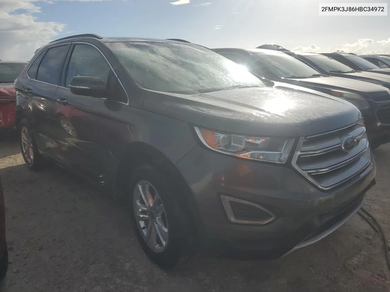 2017 Ford Edge Sel VIN: 2FMPK3J86HBC34972 Lot: 77009044