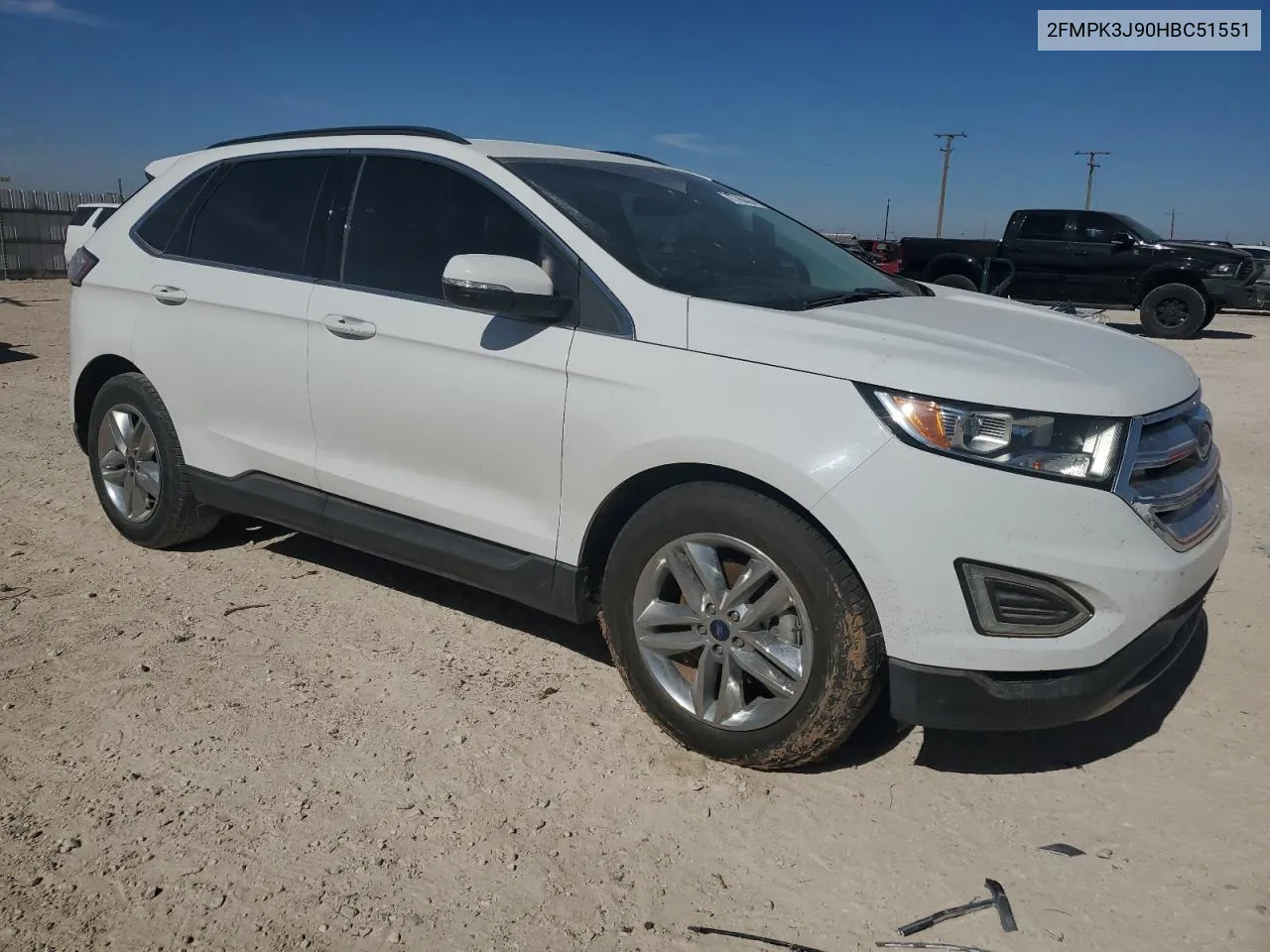 2017 Ford Edge Sel VIN: 2FMPK3J90HBC51551 Lot: 77796424