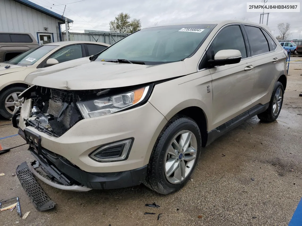 2017 Ford Edge Sel VIN: 2FMPK4J84HBB45987 Lot: 77839804