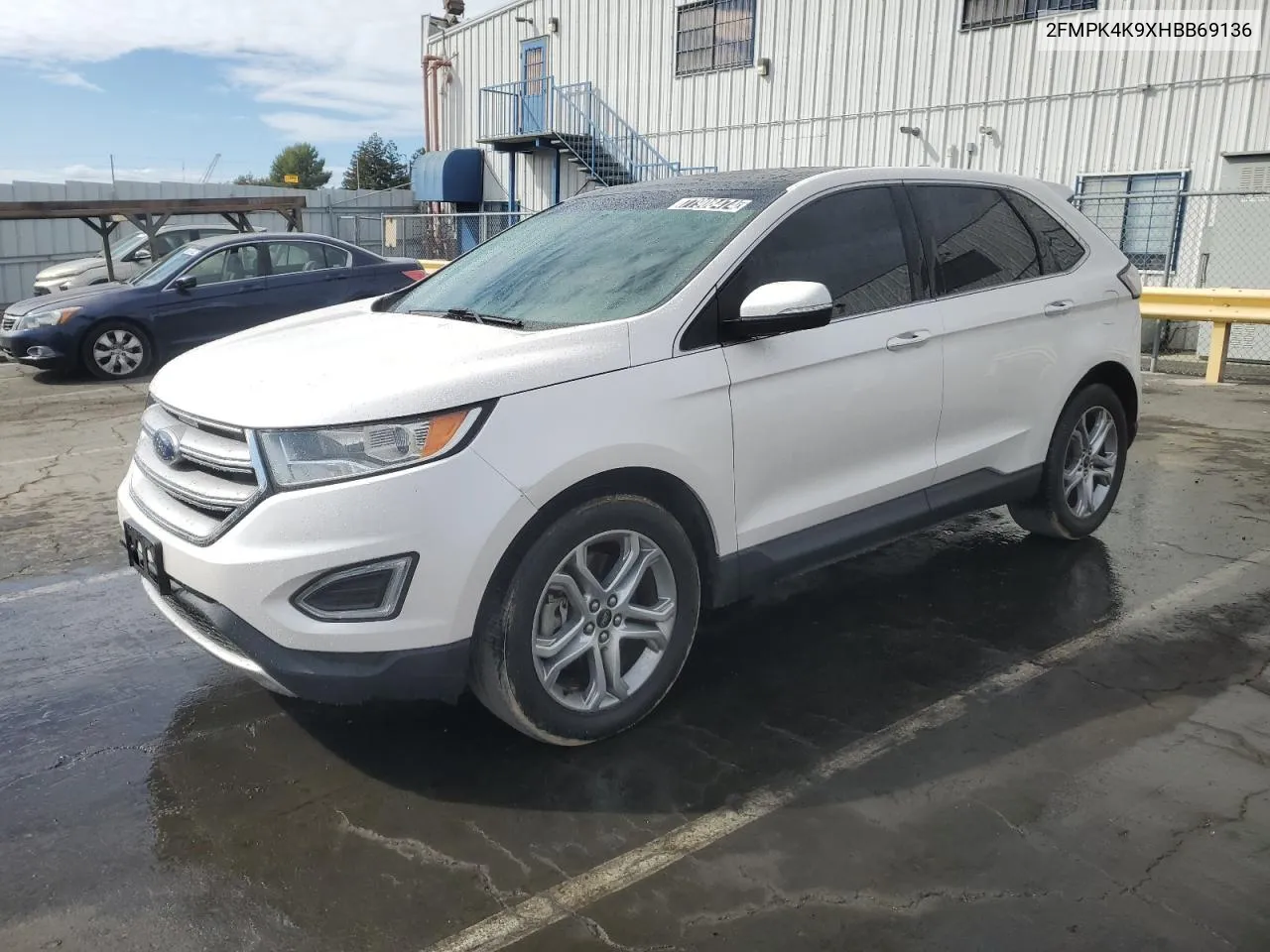 2017 Ford Edge Titanium VIN: 2FMPK4K9XHBB69136 Lot: 77908474