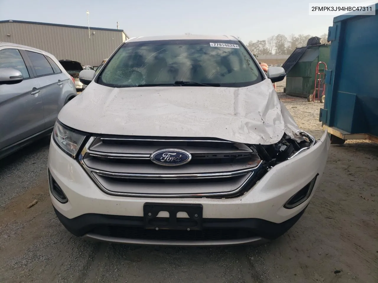 2017 Ford Edge Sel VIN: 2FMPK3J94HBC47311 Lot: 77914824