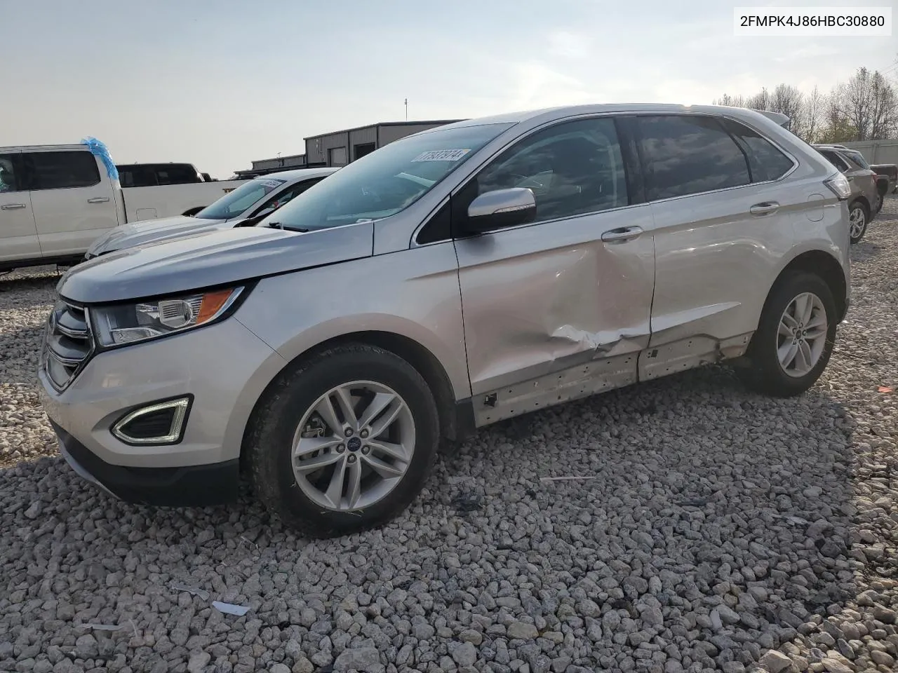 2017 Ford Edge Sel VIN: 2FMPK4J86HBC30880 Lot: 77937974