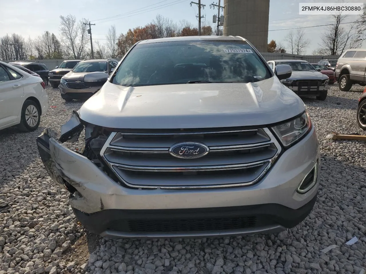 2017 Ford Edge Sel VIN: 2FMPK4J86HBC30880 Lot: 77937974