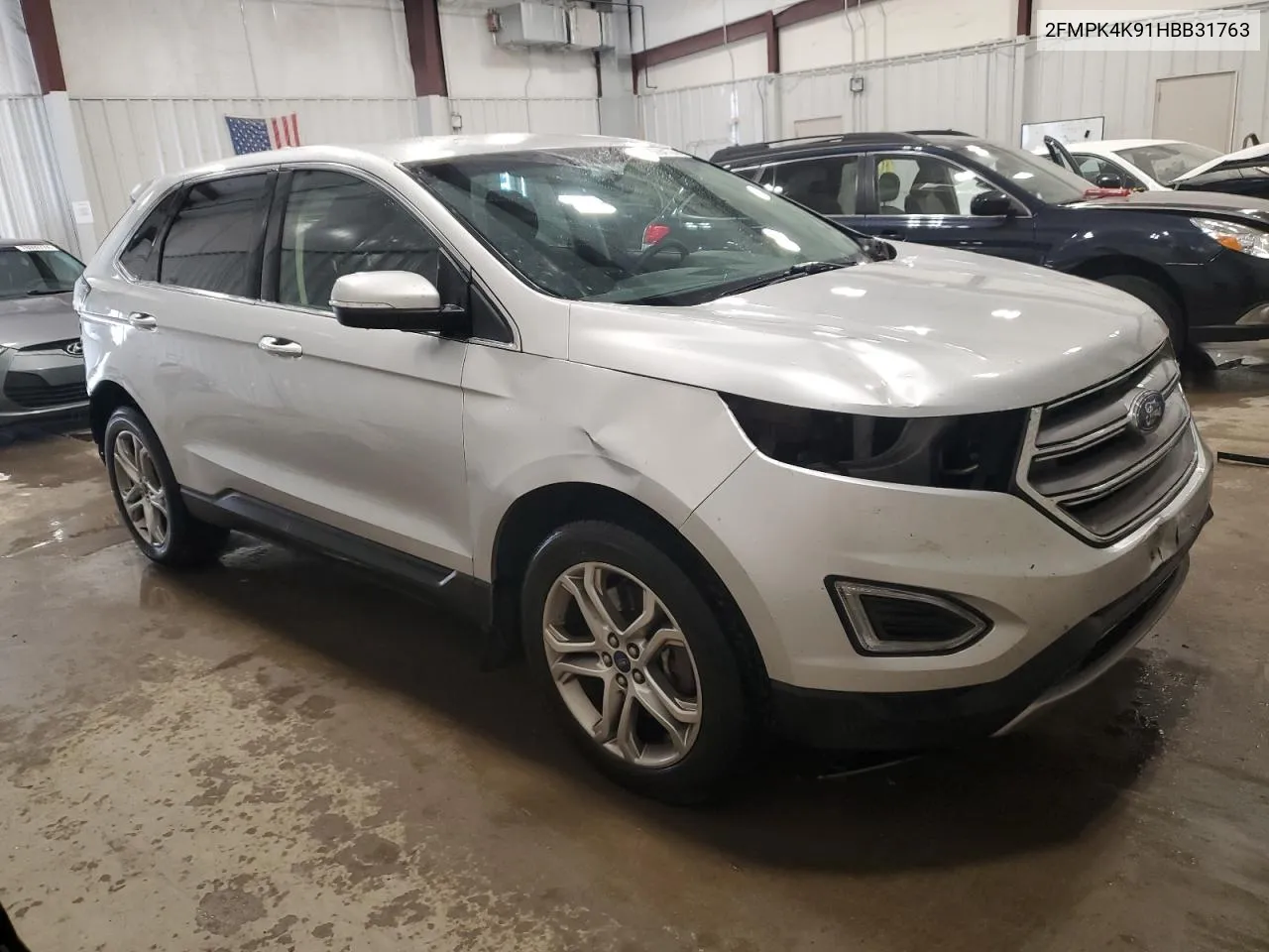 2017 Ford Edge Titanium VIN: 2FMPK4K91HBB31763 Lot: 78094174