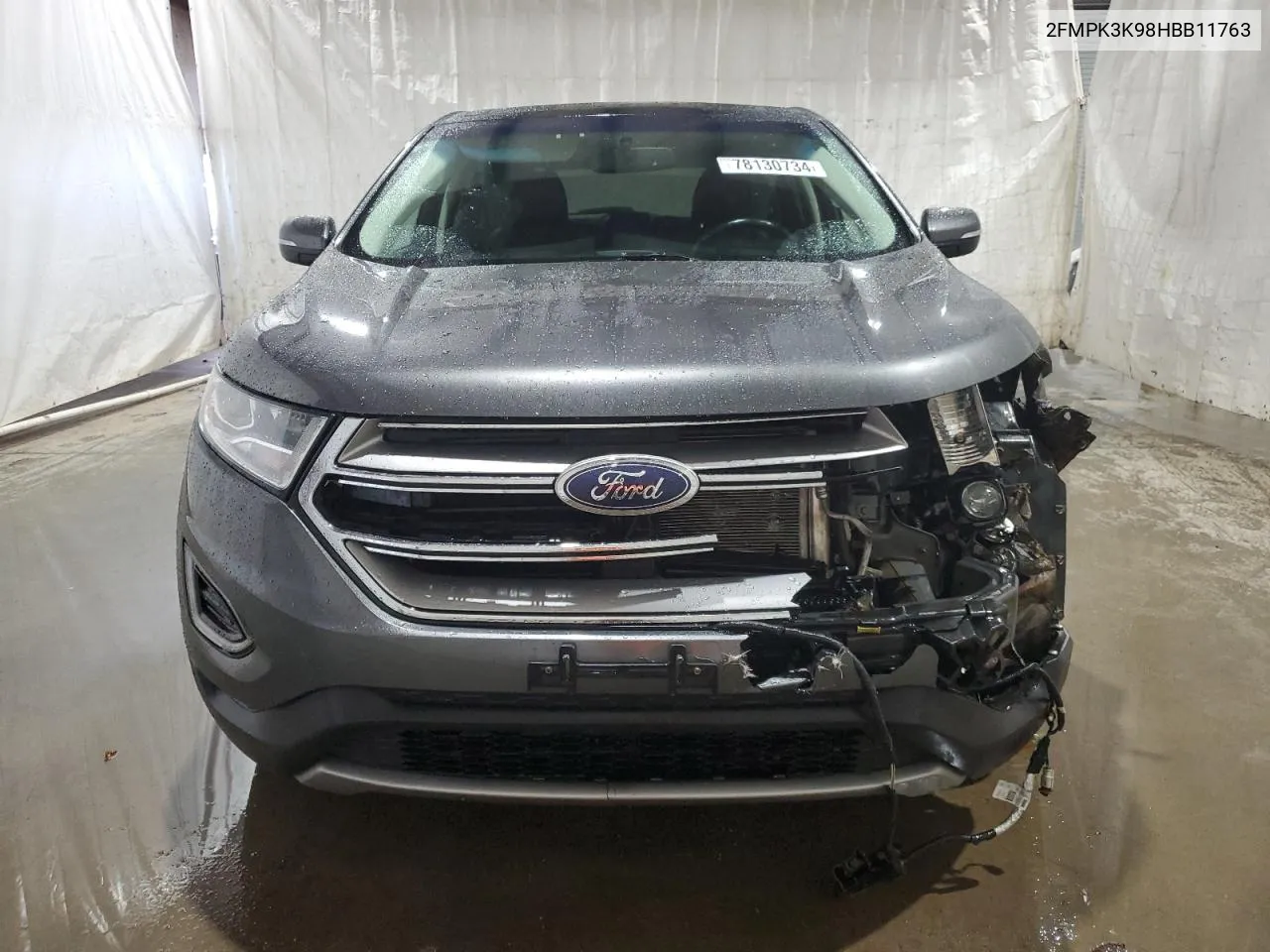 2017 Ford Edge Titanium VIN: 2FMPK3K98HBB11763 Lot: 78130734