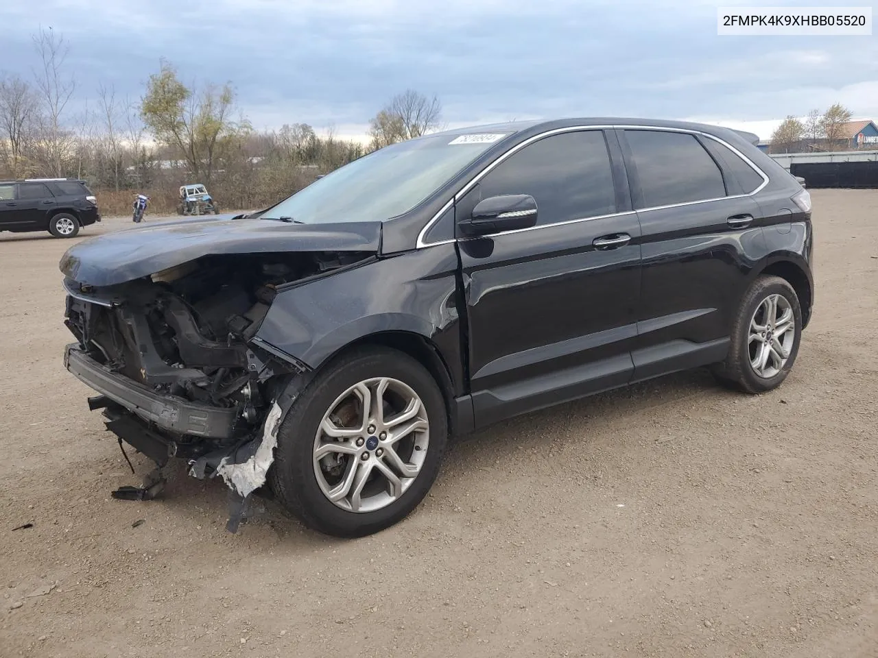 2017 Ford Edge Titanium VIN: 2FMPK4K9XHBB05520 Lot: 78210934