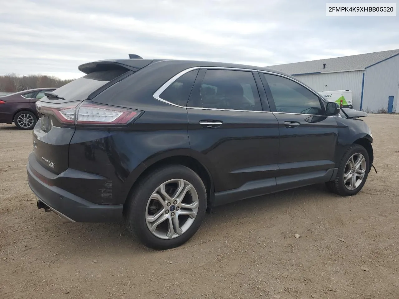 2017 Ford Edge Titanium VIN: 2FMPK4K9XHBB05520 Lot: 78210934