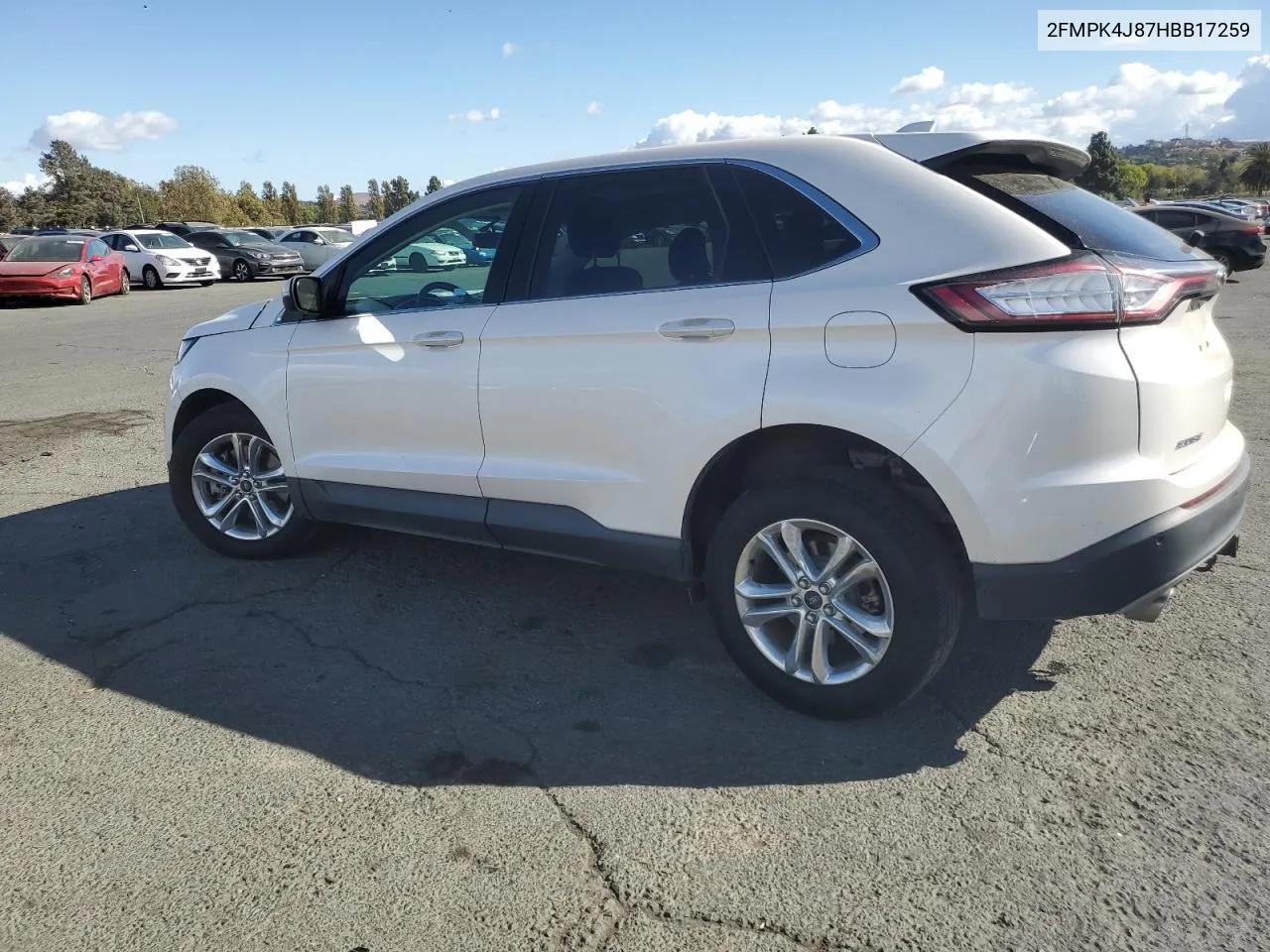 2017 Ford Edge Sel VIN: 2FMPK4J87HBB17259 Lot: 78247974