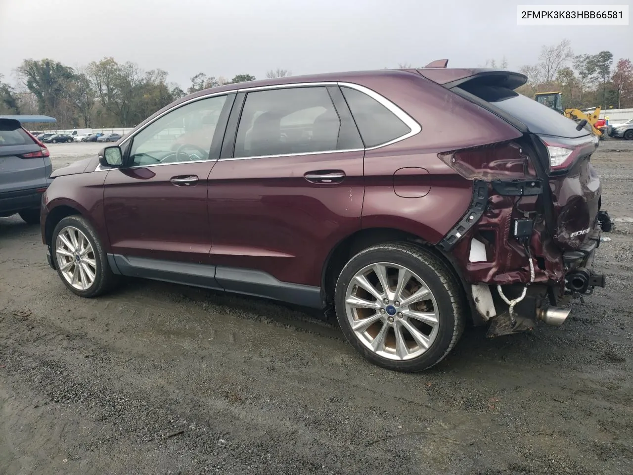 2017 Ford Edge Titanium VIN: 2FMPK3K83HBB66581 Lot: 78295124