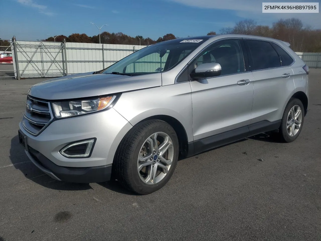 2017 Ford Edge Titanium VIN: 2FMPK4K96HBB97595 Lot: 78451464