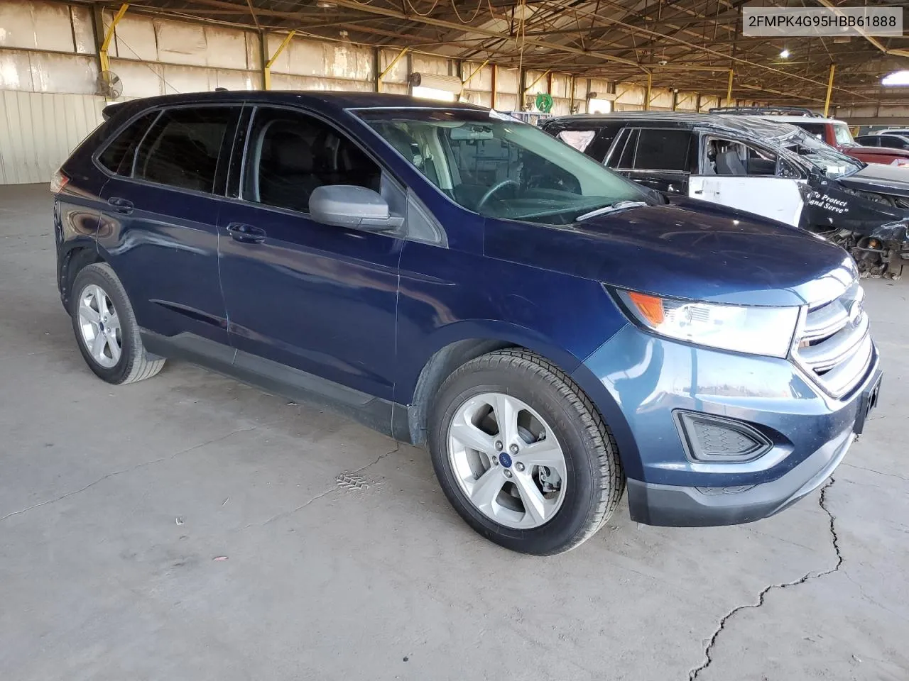 2017 Ford Edge Se VIN: 2FMPK4G95HBB61888 Lot: 78525854