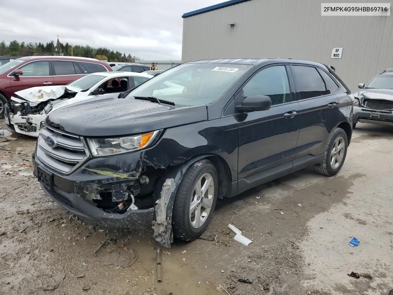 2017 Ford Edge Se VIN: 2FMPK4G95HBB69716 Lot: 78835734