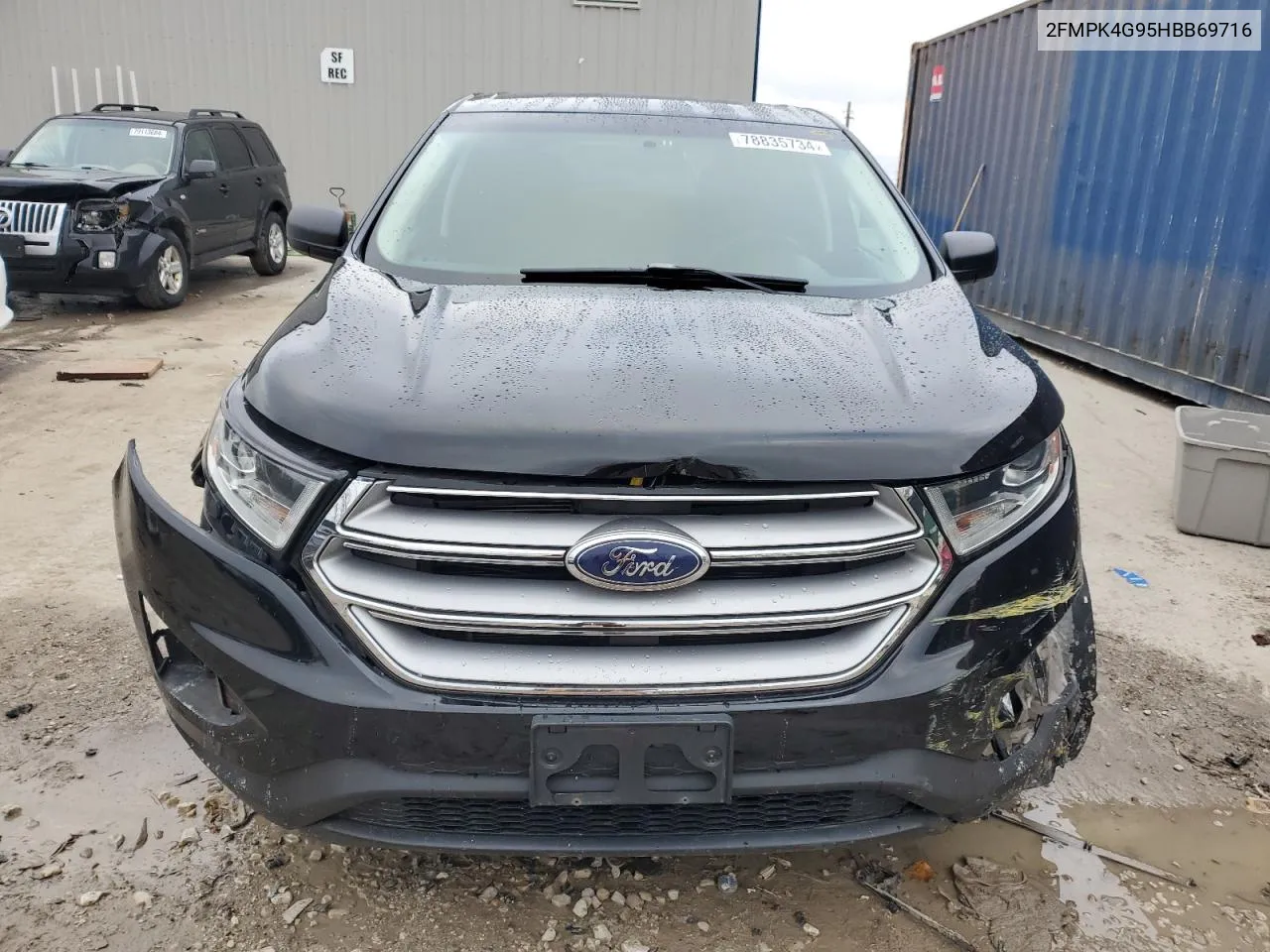 2017 Ford Edge Se VIN: 2FMPK4G95HBB69716 Lot: 78835734