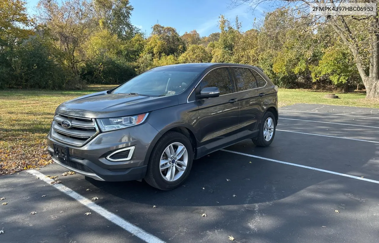 2017 Ford Edge Sel VIN: 2FMPK4J97HBC06953 Lot: 78839404