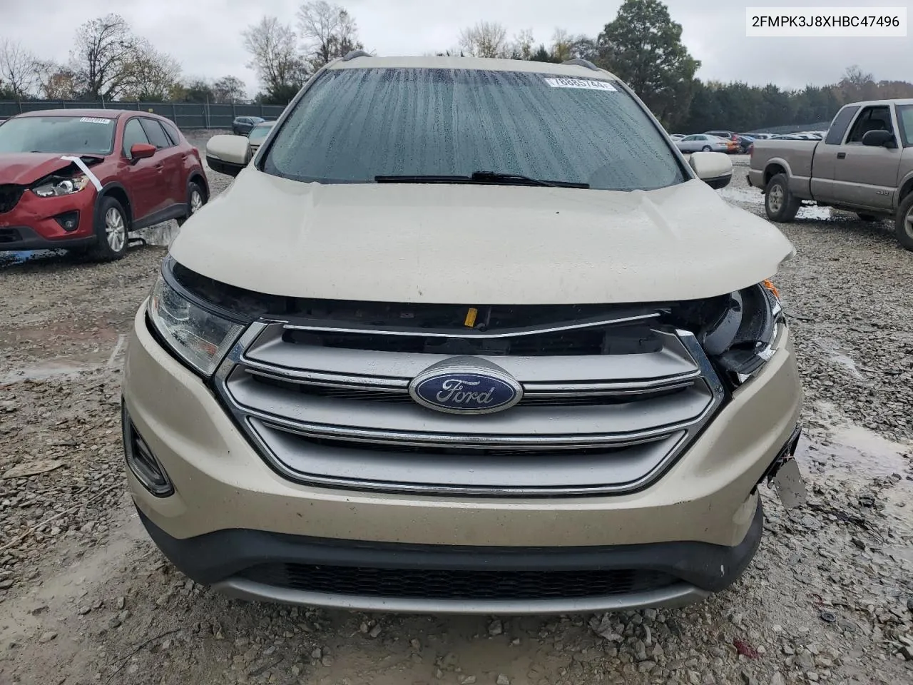 2017 Ford Edge Sel VIN: 2FMPK3J8XHBC47496 Lot: 78885744