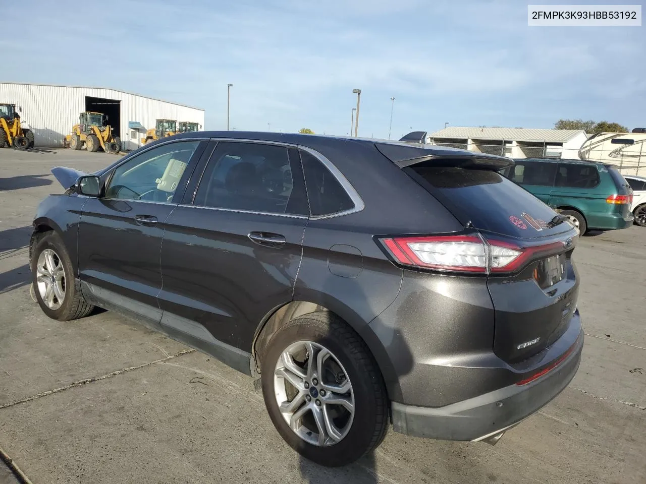 2017 Ford Edge Titanium VIN: 2FMPK3K93HBB53192 Lot: 79143034