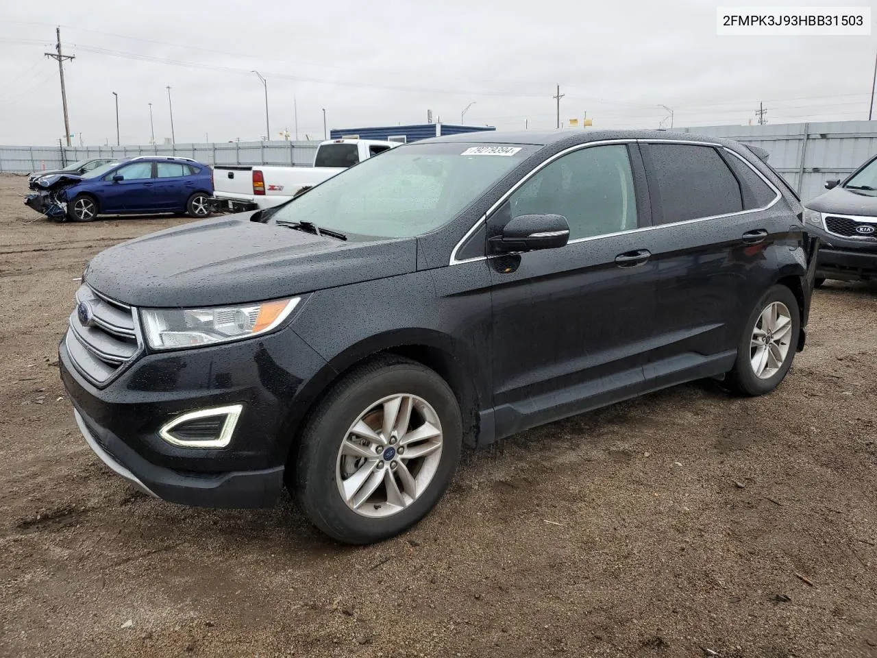 2017 Ford Edge Sel VIN: 2FMPK3J93HBB31503 Lot: 79279394