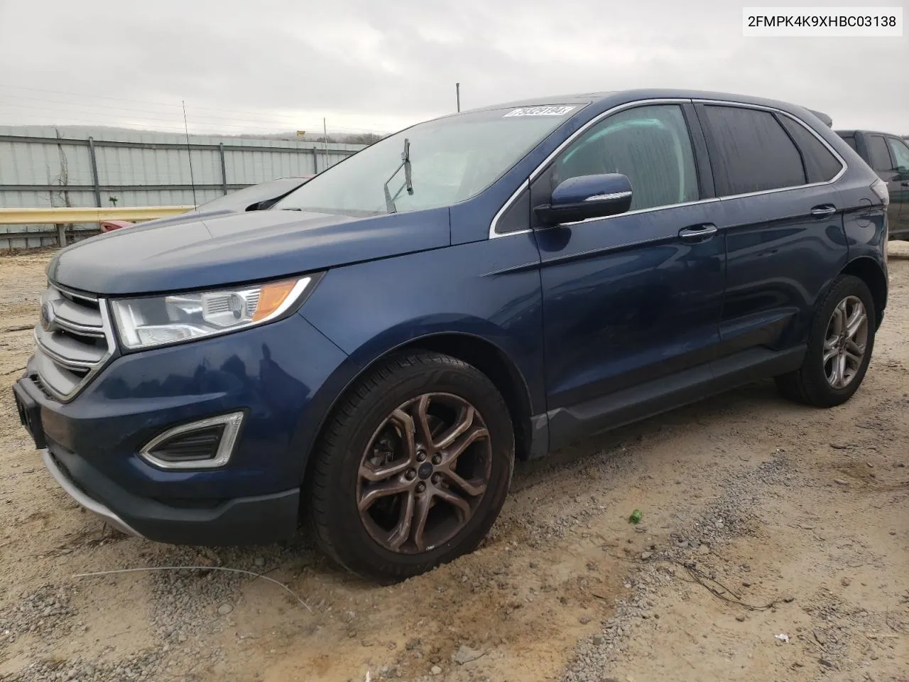 2017 Ford Edge Titanium VIN: 2FMPK4K9XHBC03138 Lot: 79329194