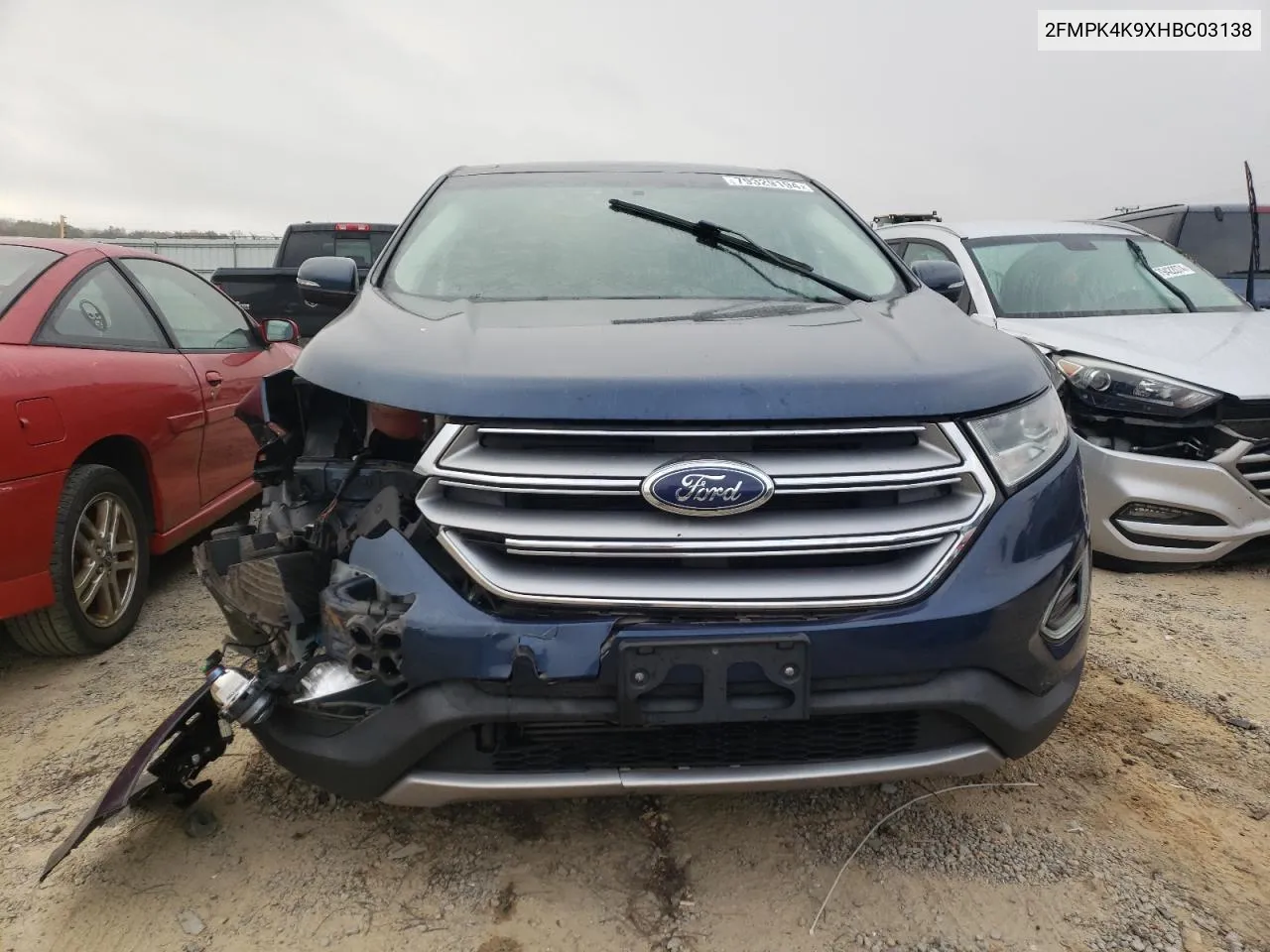 2017 Ford Edge Titanium VIN: 2FMPK4K9XHBC03138 Lot: 79329194