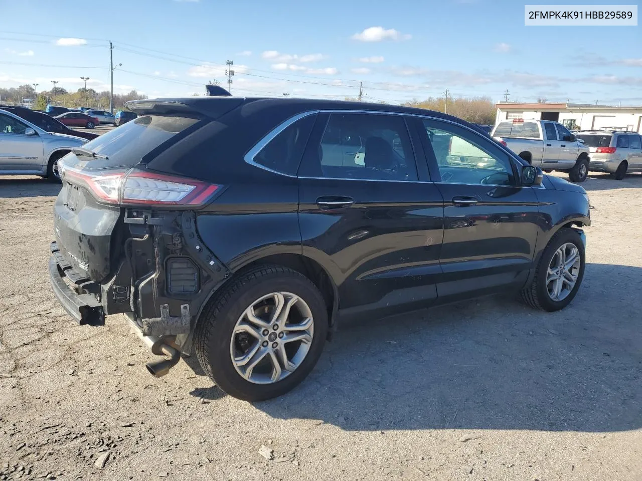 2017 Ford Edge Titanium VIN: 2FMPK4K91HBB29589 Lot: 79411354