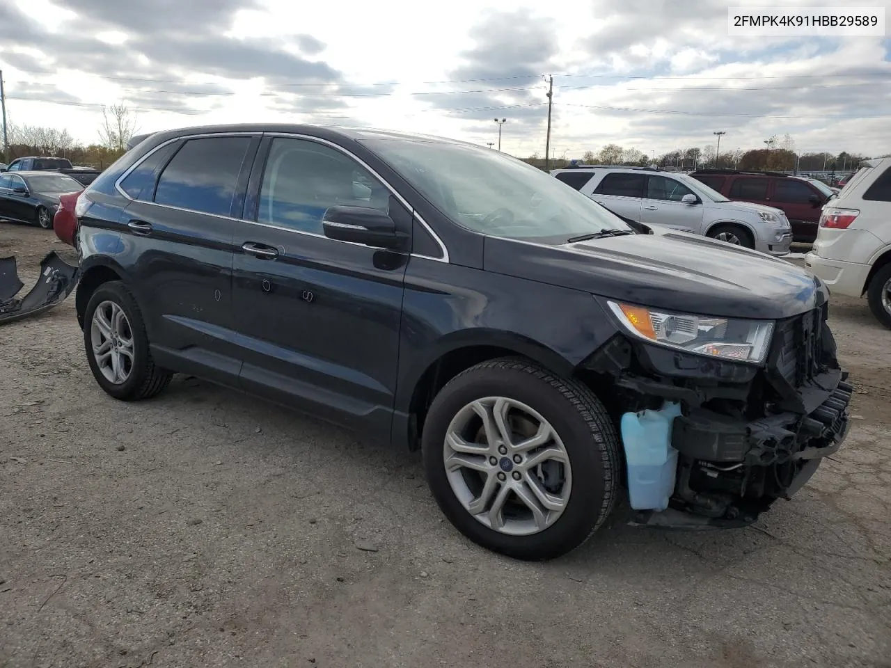 2017 Ford Edge Titanium VIN: 2FMPK4K91HBB29589 Lot: 79411354