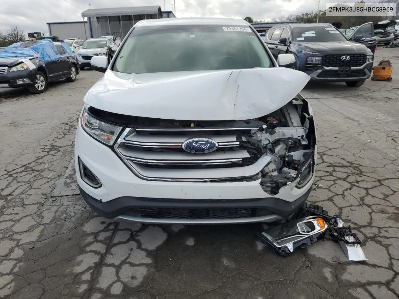 2017 Ford Edge Sel VIN: 2FMPK3J85HBC58969 Lot: 79457294