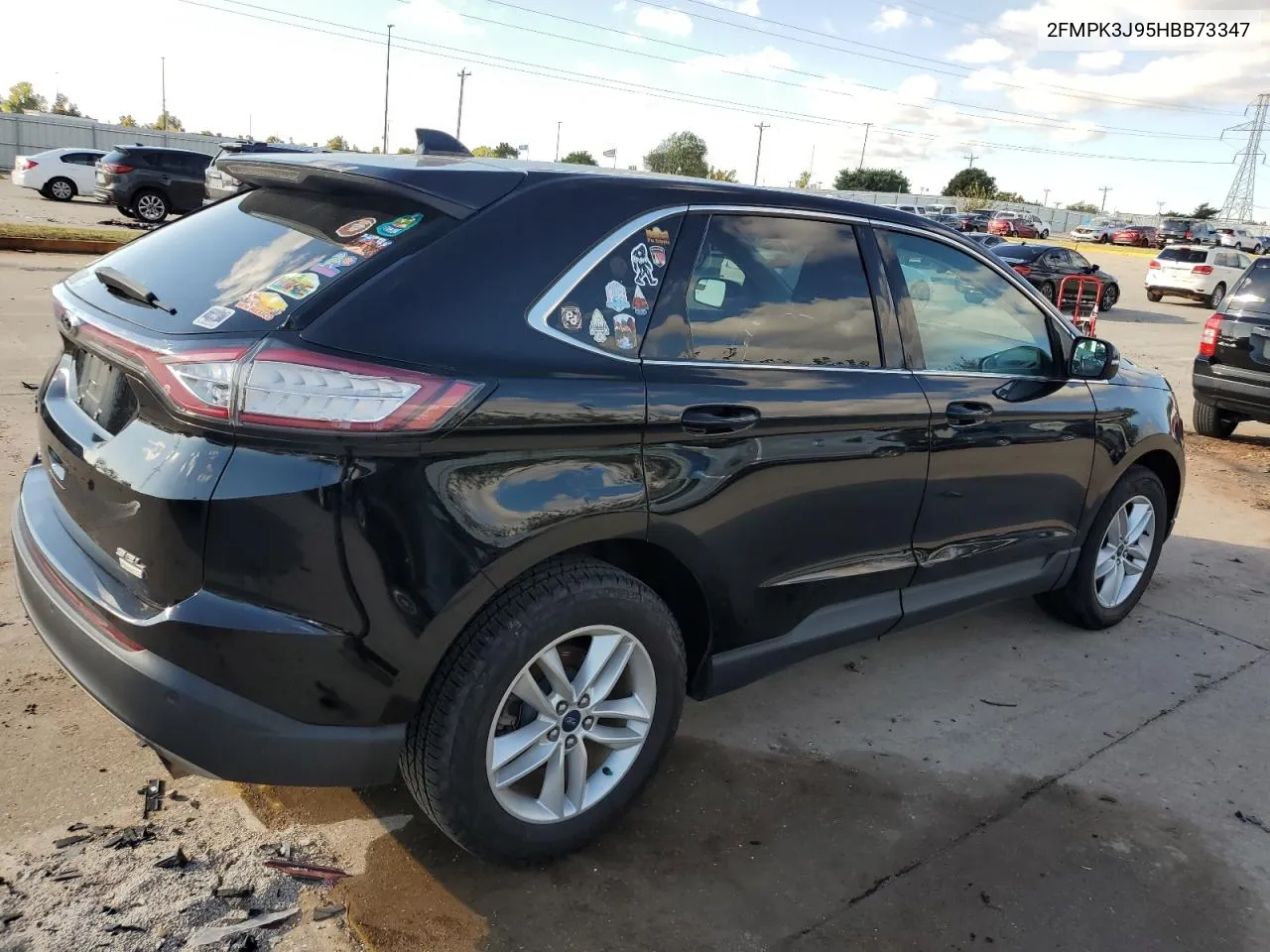 2017 Ford Edge Sel VIN: 2FMPK3J95HBB73347 Lot: 80293444