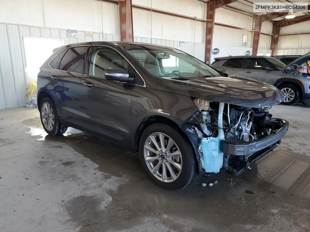 2FMPK3K81HBC54206 2017 Ford Edge Titanium