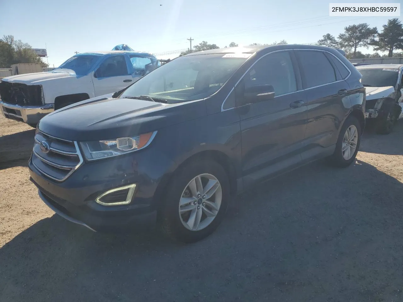 2017 Ford Edge Sel VIN: 2FMPK3J8XHBC59597 Lot: 80835444