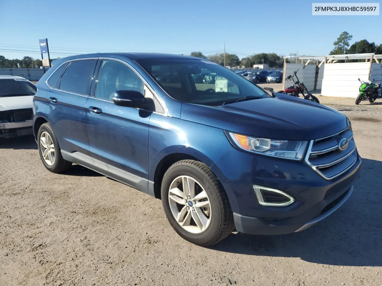 2017 Ford Edge Sel VIN: 2FMPK3J8XHBC59597 Lot: 80835444