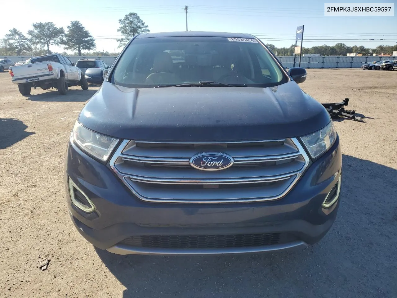 2017 Ford Edge Sel VIN: 2FMPK3J8XHBC59597 Lot: 80835444