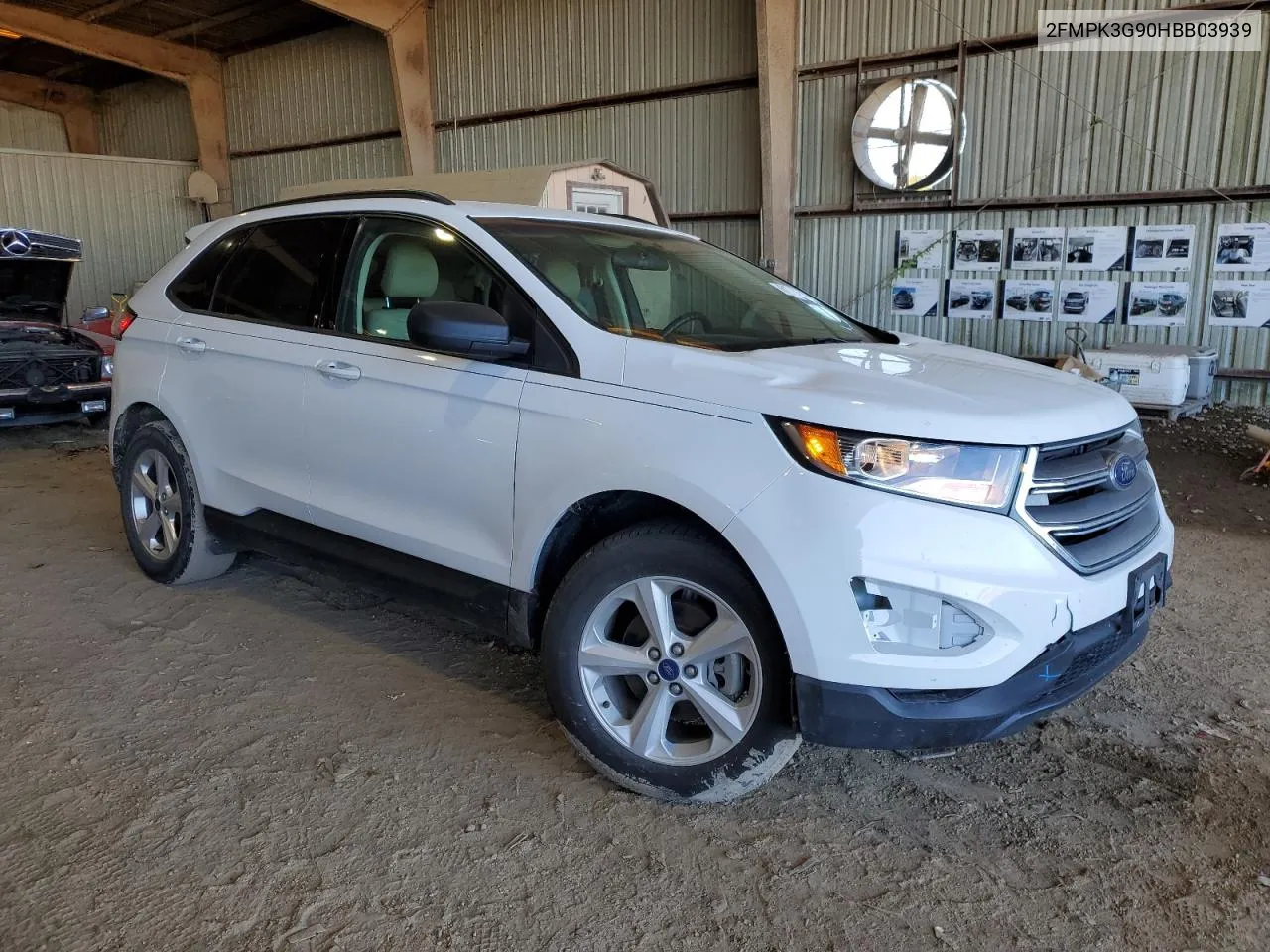 2017 Ford Edge Se VIN: 2FMPK3G90HBB03939 Lot: 81597754