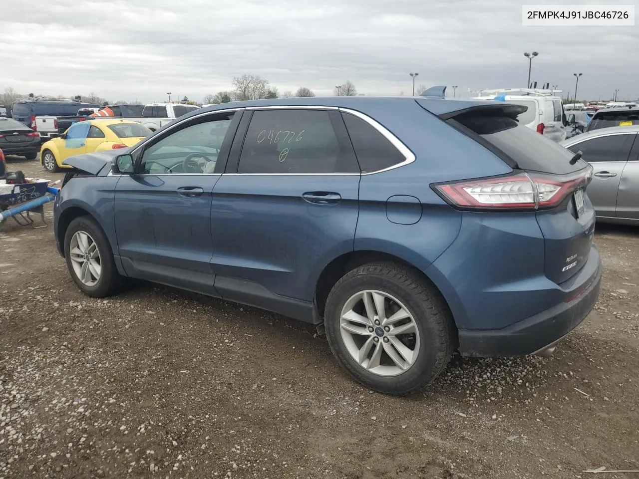 2018 Ford Edge Sel VIN: 2FMPK4J91JBC46726 Lot: 50279164