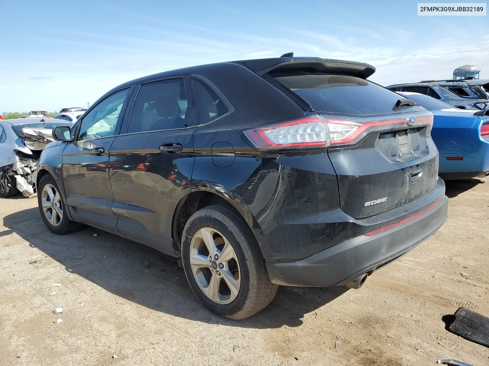 2018 Ford Edge Se VIN: 2FMPK3G9XJBB32189 Lot: 53530514