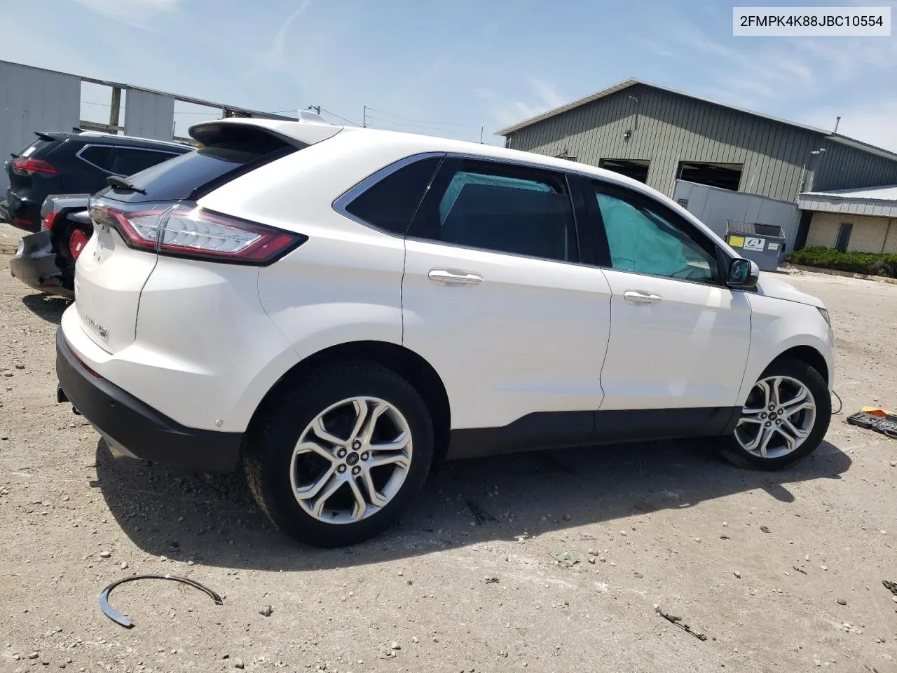 2018 Ford Edge Titanium VIN: 2FMPK4K88JBC10554 Lot: 57007964