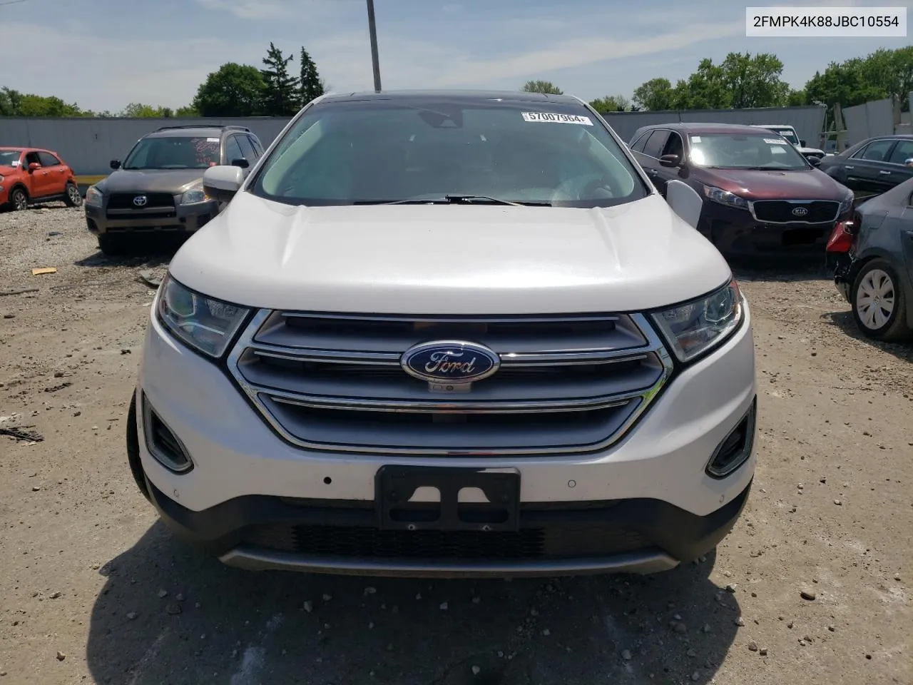 2FMPK4K88JBC10554 2018 Ford Edge Titanium