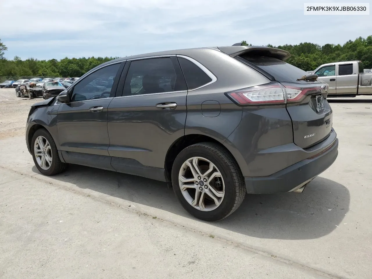 2018 Ford Edge Titanium VIN: 2FMPK3K9XJBB06330 Lot: 57091304