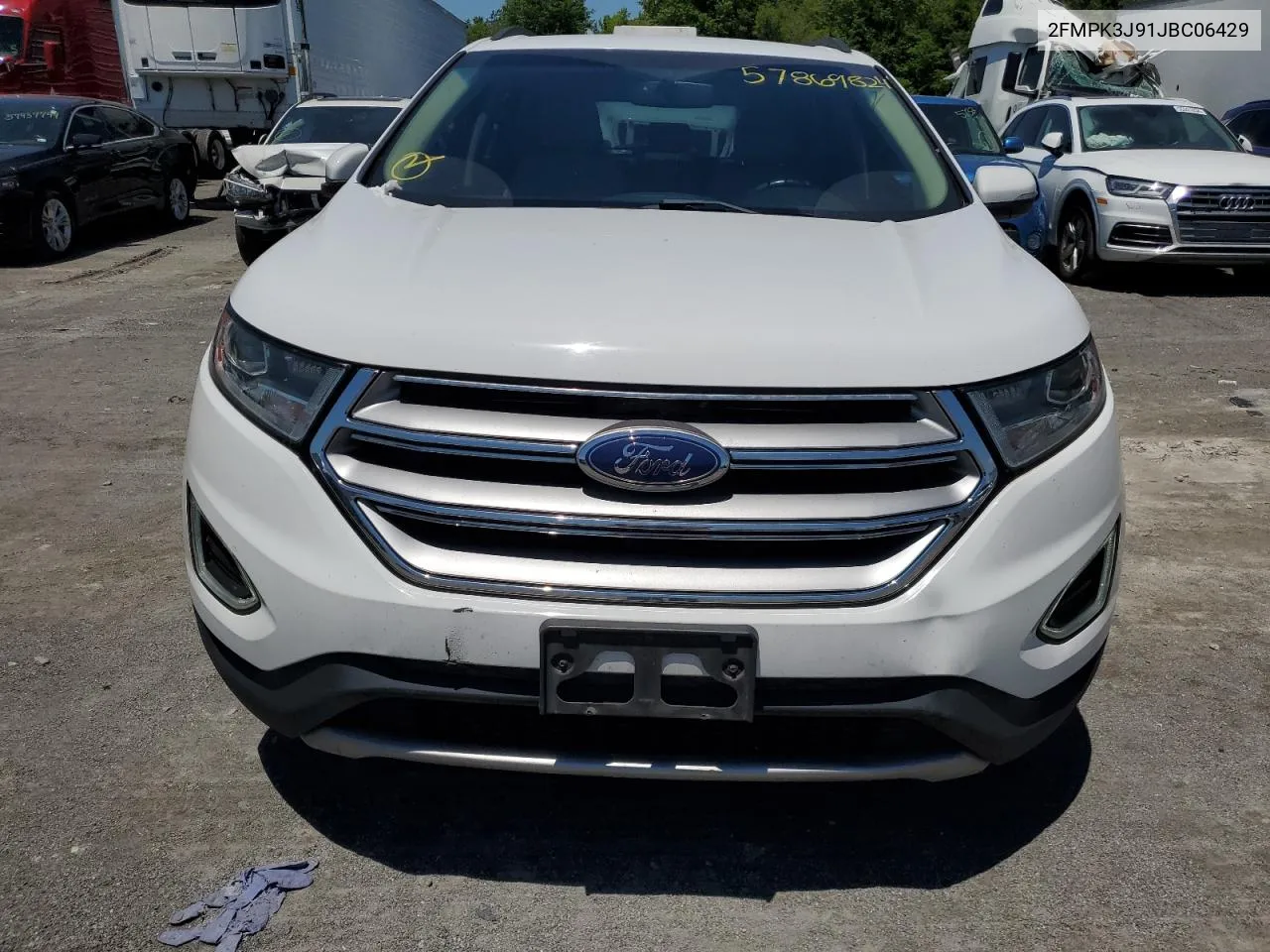 2018 Ford Edge Sel VIN: 2FMPK3J91JBC06429 Lot: 57869824