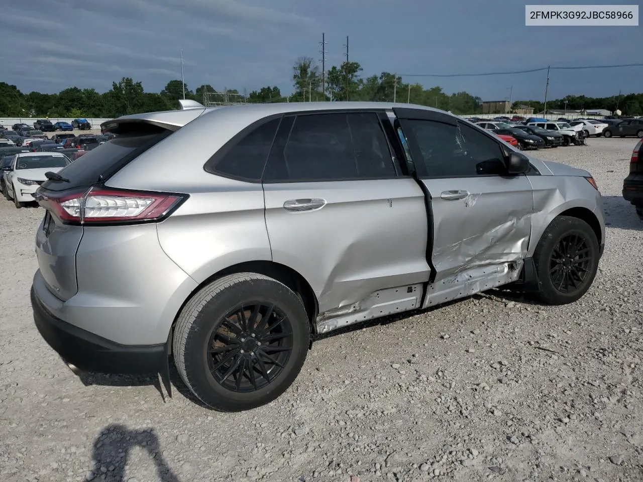 2018 Ford Edge Se VIN: 2FMPK3G92JBC58966 Lot: 61406544