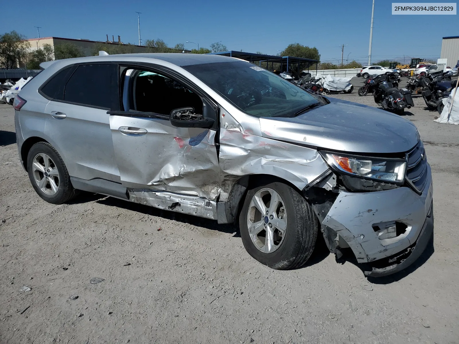 2018 Ford Edge Se VIN: 2FMPK3G94JBC12829 Lot: 61761134