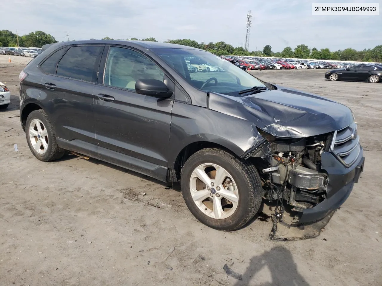 2018 Ford Edge Se VIN: 2FMPK3G94JBC49993 Lot: 64182604