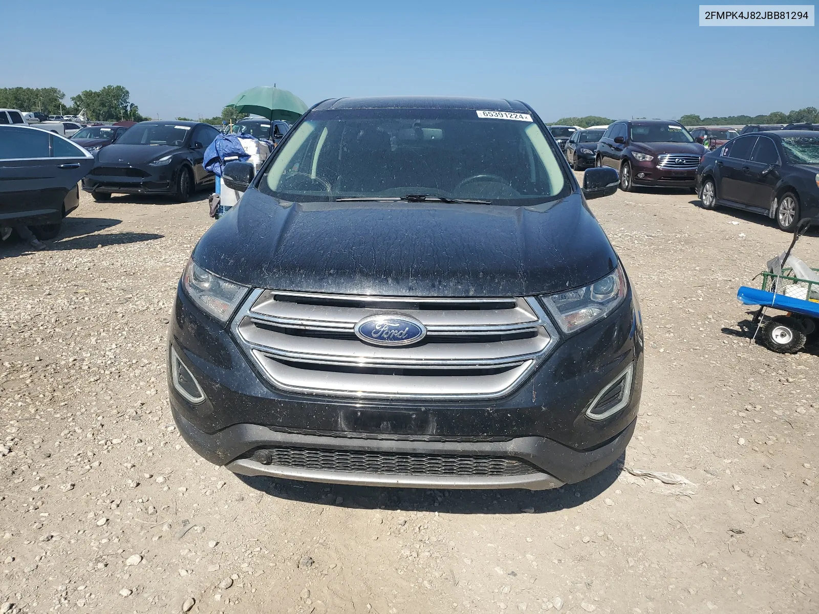 2018 Ford Edge Sel VIN: 2FMPK4J82JBB81294 Lot: 65391224