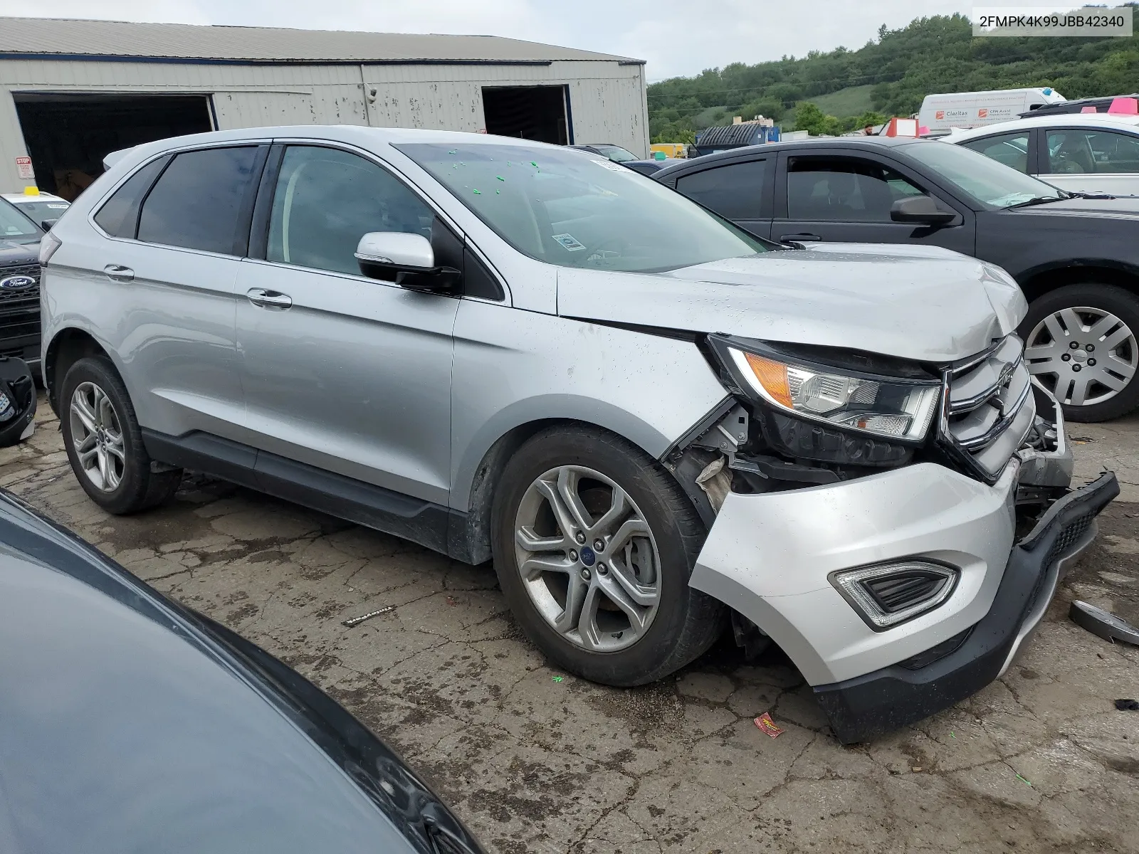 2018 Ford Edge Titanium VIN: 2FMPK4K99JBB42340 Lot: 65894174