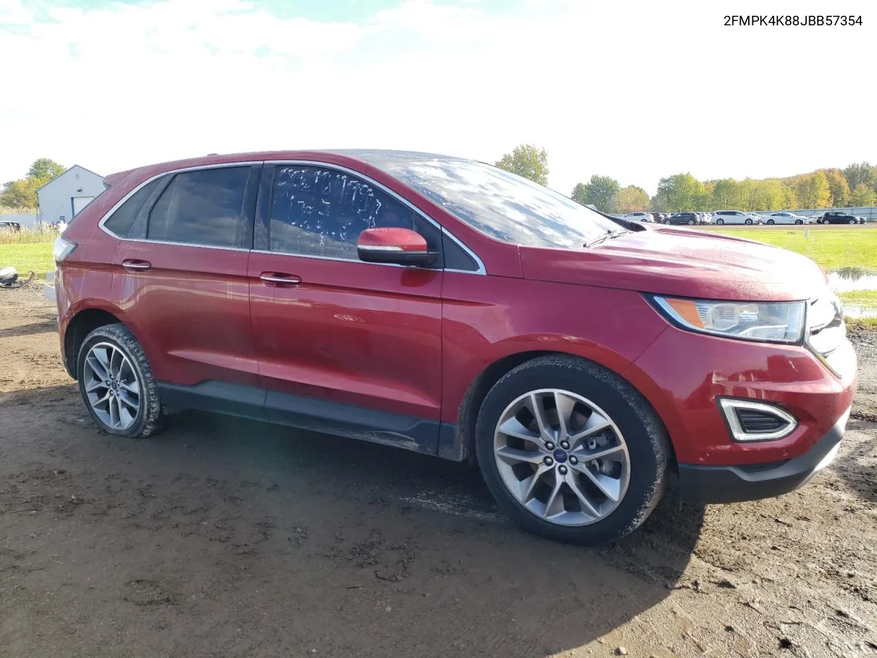 2018 Ford Edge Titanium VIN: 2FMPK4K88JBB57354 Lot: 66934714