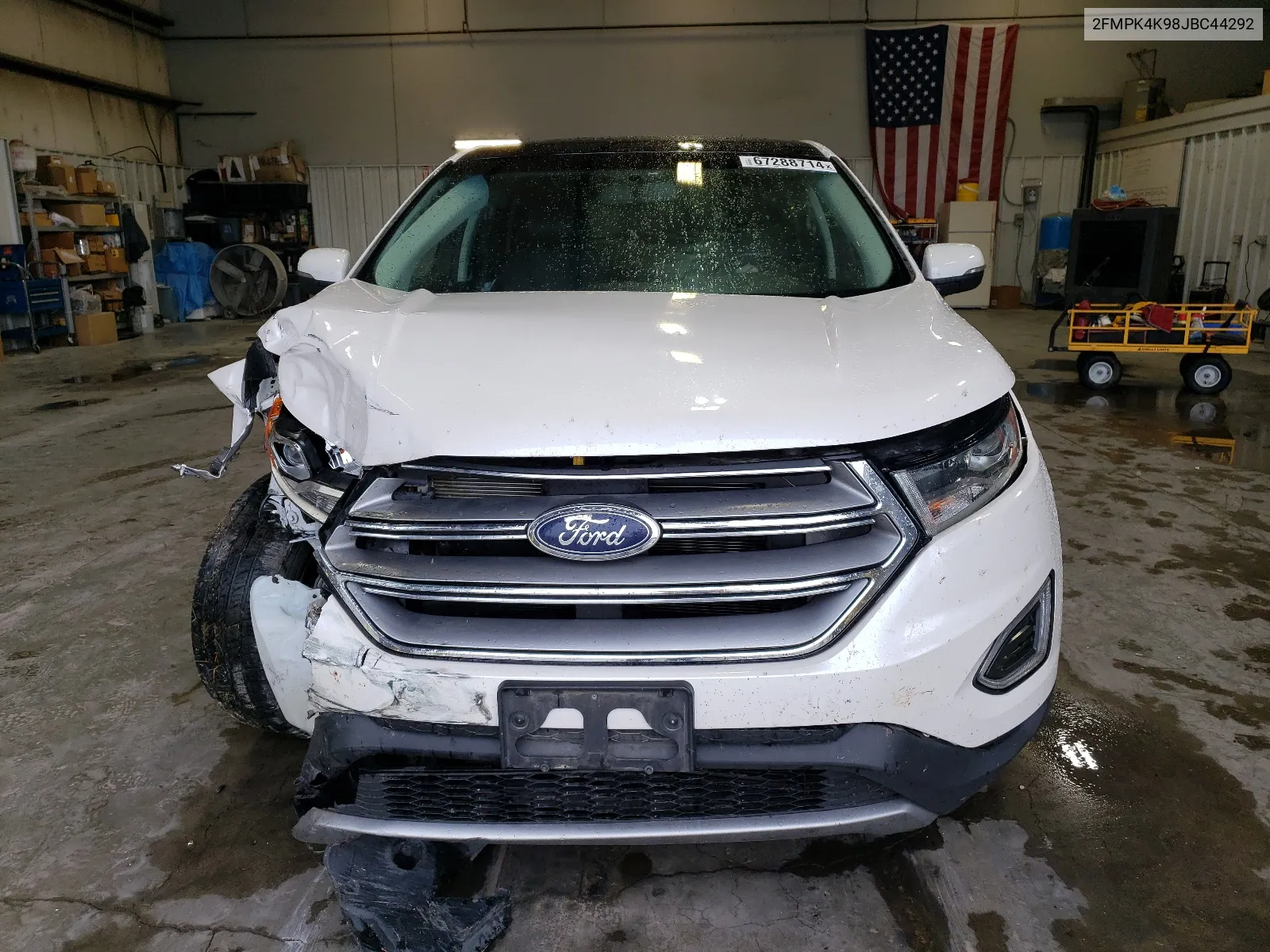 2018 Ford Edge Titanium VIN: 2FMPK4K98JBC44292 Lot: 67288714