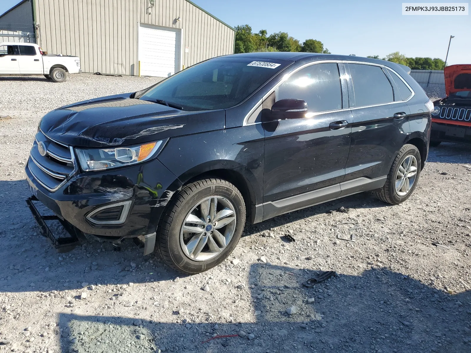 2018 Ford Edge Sel VIN: 2FMPK3J93JBB25173 Lot: 67570854