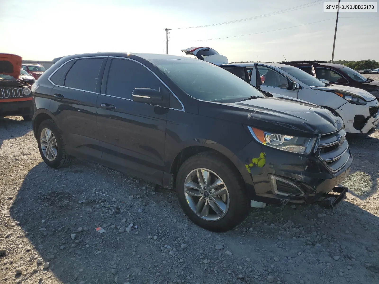 2018 Ford Edge Sel VIN: 2FMPK3J93JBB25173 Lot: 67570854