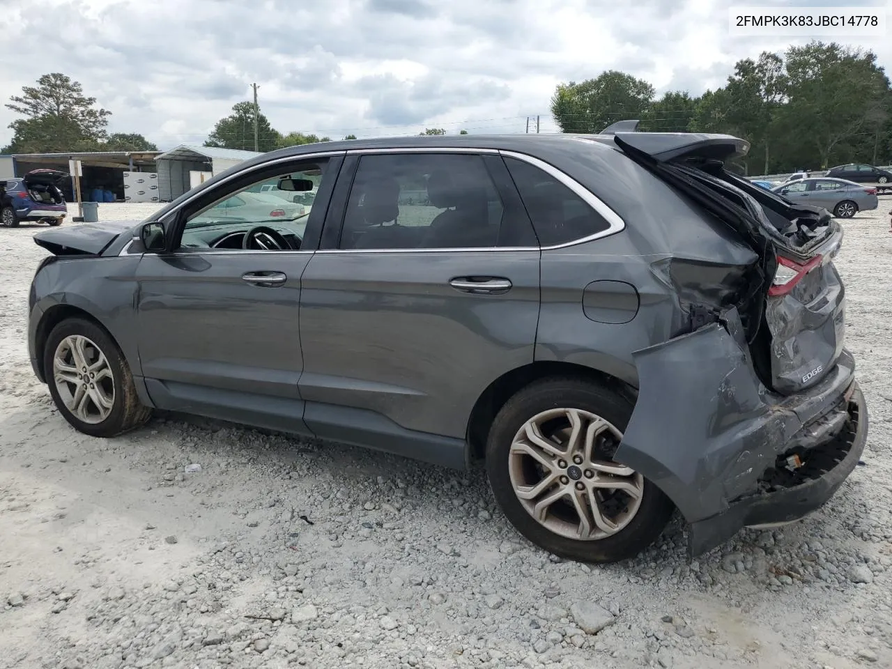 2018 Ford Edge Titanium VIN: 2FMPK3K83JBC14778 Lot: 67694384