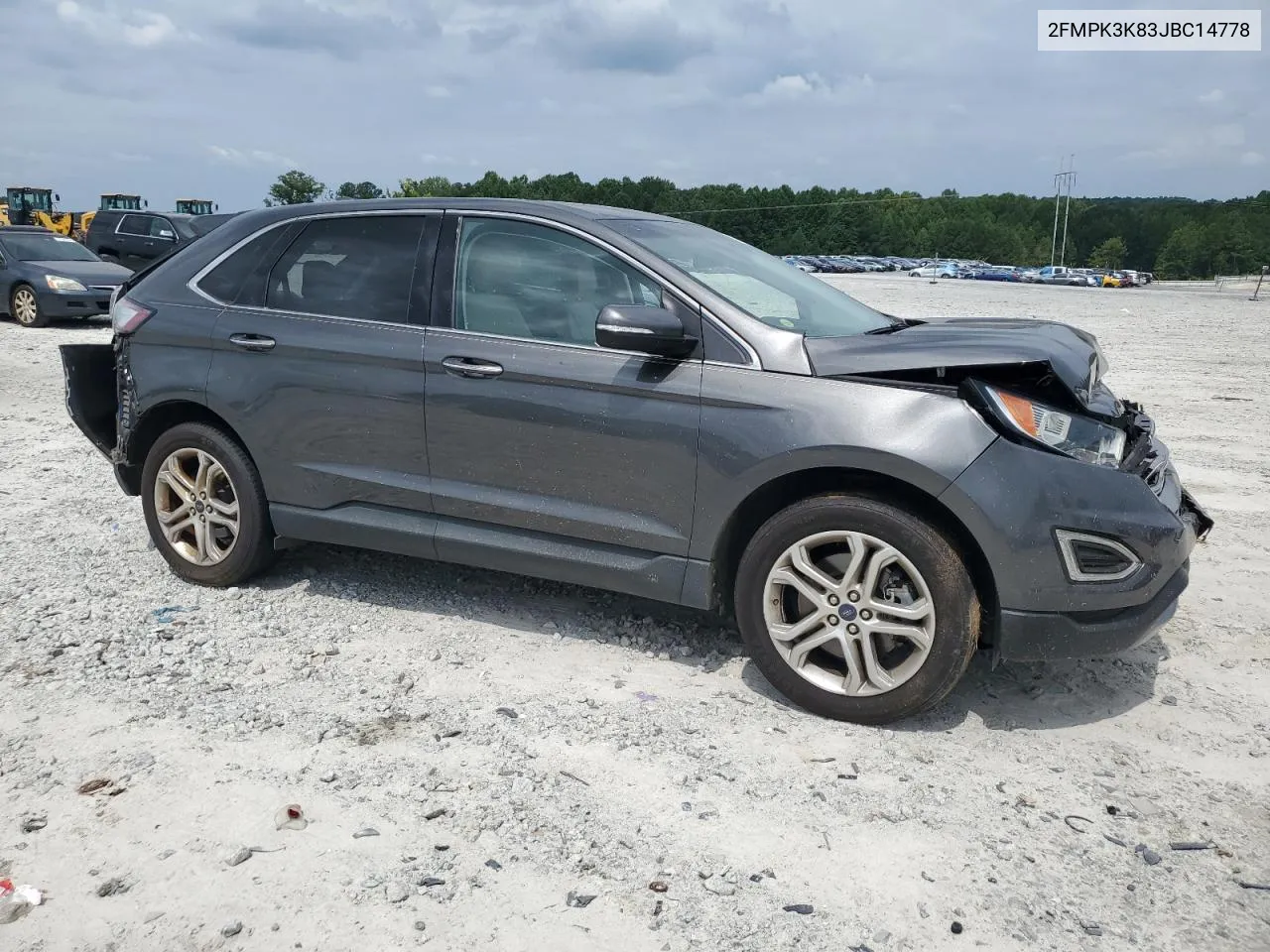 2018 Ford Edge Titanium VIN: 2FMPK3K83JBC14778 Lot: 67694384